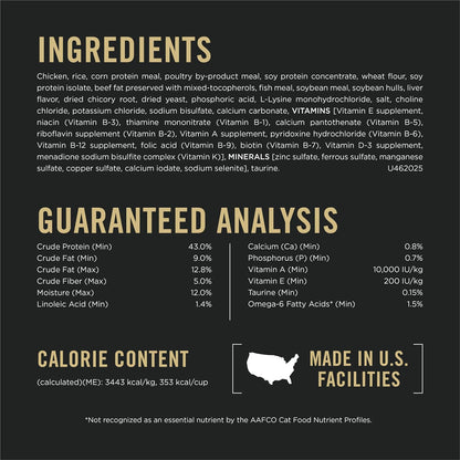 Purina Pro Plan Weight Management Chicken and Rice Adult Formula Dry Cat Food