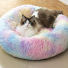 Fluffy Donut Pet Bed – Soft & Cozy Bed for Dogs & Cats