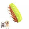 3-in-1 Steamy Pet Brush – Grooming, Massage & Spray for Cats & Dogs